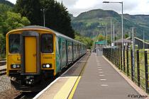 Treherbert railway station terminus