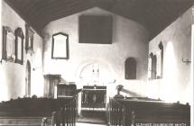 Interior of Llantwit Church Neath