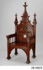 Eisteddfod chair 1878 after conservation