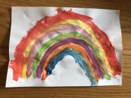 Rainbows in Windows by Jack in Kidwelly, March...