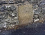 Aberthin Rd, Cowbridge, Turnpike Trust stone 2004