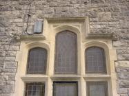 Institute window, back of Town Hall, Cowbridge