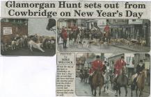 New Year's Day hunt, Cowbridge 2014