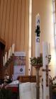 St Peter's Paschal candle at St Helen'...
