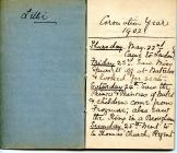 Diary of a 1902 visit to London by Lillie White...