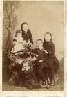 Lucy Hannah White and her siblings, 1887