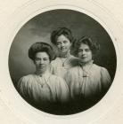 Lucy Hannah White and her two sisters, 1902
