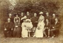 Lucy White's wedding photograph, 1911