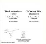 'Y Crwban Môr Lledrgefn', 1990