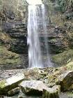 Henrhyd Waterfall near Penycae, Breconshire