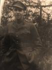 Gordon Prime in his Father's WW1 Uniform 1945
