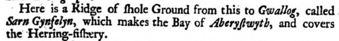 Herring Fishery in Caer Wyddno. Extract from...