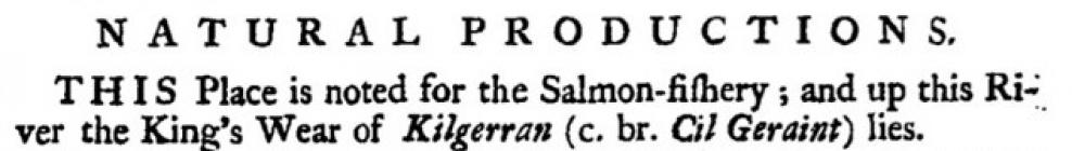 The Salmon Fishery at Cardigan. Extract from...