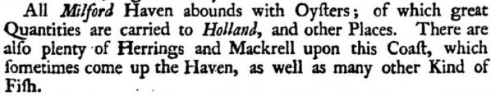 Fishing in Milford Haven. Extract from Morris,...