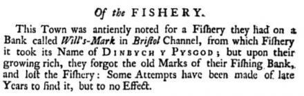 The Lost Fisheries of Tenby. Extract from...