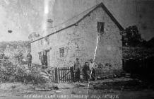 Castle Cottage, Llangybi 18th July 1878 – scene...