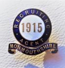 WW1 recruiting agent badge
