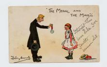 Postcard of "The Medal and the Maid" ...