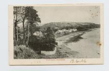 Postcard of North Sands, Llanstephan, 1904