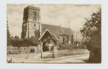 Postcard of Speldhurst Church, 1904