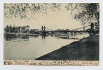 Postcard of Hammersmith Bridge (from the Towing...