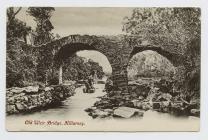 Postcard of Old Weir Bridge, Killarney, 1907