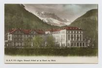 Postcard of Aigle. Grand Hotel et la Dent du...