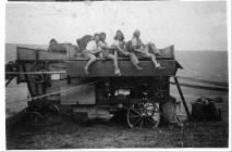 Women's Land Army During Harvest Time
