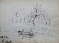 Canal near Chester, Feb 17th, 1891 by Beatrice...