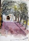 Yew avenue, Llandegai Church, Sep 11th, 1891 by...