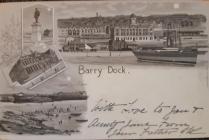Postcard of Barry Docks