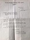 Neath Borough Welcome Home Fund Letter 1947