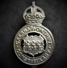 Caernarfonshire Constabulary cap badge