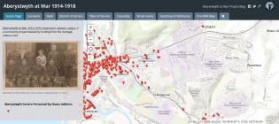 Aberystwyth at War Online Digital Map 