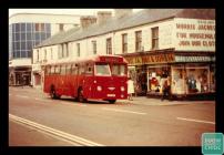 Photograph of bus on Cardiff Street, Aberdare,...