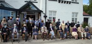 WW2 Veterans. Aberporth 6th June 2021. Age...