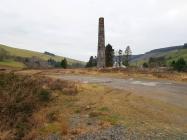 Cwmsymlog Mine chimney