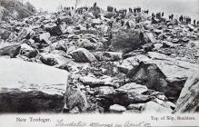 Postcard of Landslide at New Tredegar, 1905