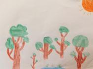 Drawing of a favourite tree, Lilian Sisley...