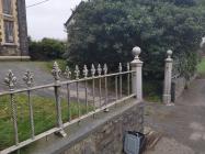 Gates and railings to Capel Blaenplwyf