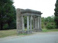 Portico to the former Penrhyn Arms Hotel, Bangor