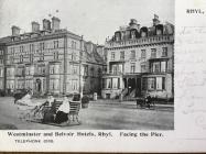 Westminster and Belvoir Hotels, Rhyl 1909