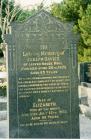 Photograph of the headstone of Joseph Davies...