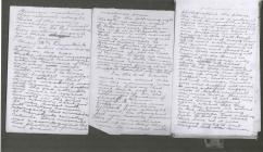 A handwritten document giving details of work...
