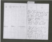 A page of a flying log - possibly Sambrooke&...