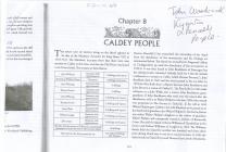 Caldey People Book – extract Penally Pembrokeshire
