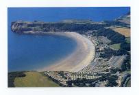 Aerial Photograph of Lydstep Haven and caravans...
