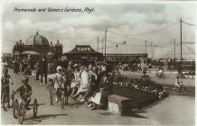 Rhyl Promenade and Queen's Gardens 1929