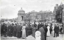 Punch and Judy show at Rhyl 1914