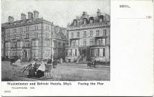 Westminster and Belvoir Hotels, Rhyl 1914